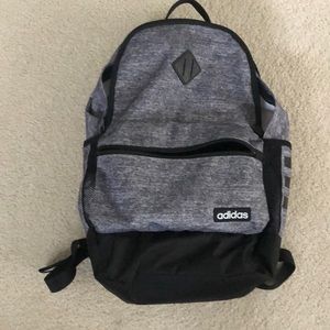EUC! Black and Gray Adidas Backpack